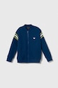 Emporio Armani bluza bawełniana dziecięca wzorzyste granatowy 3D4BJA.3J5TZ