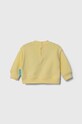 Emporio Armani bluza bawełniana niemowlęca x The Smurfs 3DHMJN.3J5GZ żółty SS24