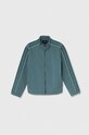 Emporio Armani bluza dziecięca aplikacja turkusowy 3D4M69.1JHSZ