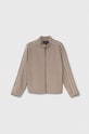 Emporio Armani bluza dziecięca aplikacja brązowy 3D4M69.1JHSZ