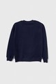 United Colors of Benetton bluza bawełniana dziecięca 3J68C10H1.G.Seasonal granatowy SS24