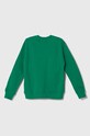 United Colors of Benetton bluza bawełniana dziecięca 3J68C10H1.G.Seasonal zielony SS24