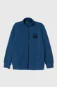 голубой Детская хлопковая кофта United Colors of Benetton Для мальчиков