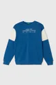 niebieski United Colors of Benetton bluza bawełniana dziecięca Chłopięcy