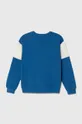 Detská bavlnená mikina United Colors of Benetton modrá