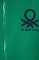 Дитяча бавовняна кофта United Colors of Benetton зелений