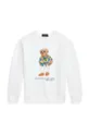 biały Polo Ralph Lauren bluza bawełniana dziecięca Chłopięcy