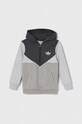 Дитяча кофта adidas Originals візерунок сірий IN3981