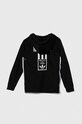 Dječja dukserica adidas Originals IT5466 crna SS24