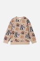 Coccodrillo bluza bawełniana dziecięca WC4132101LBW beżowy SS24