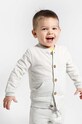 Coccodrillo kardigan niemowlęcy pozostałe szary WC4132202DEN