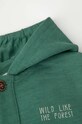 Coccodrillo hanorac de bumbac pentru bebelusi verde WC4132401NAN