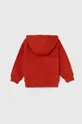 Детская хлопковая кофта United Colors of Benetton красный