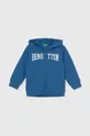 kék United Colors of Benetton gyerek melegítőfelső pamutból Fiú