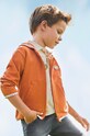 Mayoral bluza dziecięca z kapturem pomarańczowy 3490.5F.Mini.PPYH