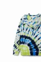 niebieski Desigual bluza bawełniana dziecięca