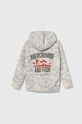 Детски суичър Abercrombie & Fitch KI222.4025 сив SS24