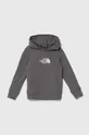 γκρί Παιδική βαμβακερή μπλούζα The North Face DREW PEAK LIGHT P/O HOODIE Για αγόρια