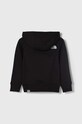 The North Face hanorac de bumbac pentru copii DREW PEAK LIGHT P/O HOODIE NF0A89PR negru SS24