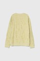 Дитяча бавовняна кофта Guess L4GQ02.KC8A1.PPYH зелений SS24