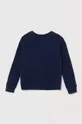 Bombažen pulover Guess mornarsko modra