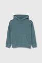Дитяча бавовняна кофта Pepe Jeans NEW DAVIDE HOODIE гладкий блакитний PB581610