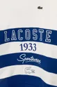 Παιδική βαμβακερή μπλούζα Lacoste Κύριο υλικό: 100% Βαμβάκι Πλέξη Λαστιχο: 98% Βαμβάκι, 2% Σπαντέξ