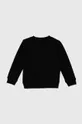Otroški bombažen pulover Calvin Klein Jeans črna