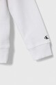 CHLAPEC Dětská bavlněná mikina Calvin Klein Jeans IU0IU00581.PPYH bílá