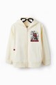 zippy bluza bawełniana dziecięca nadruk beżowy 3105922801