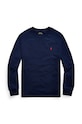 Polo Ralph Lauren hanorac de bumbac pentru copii uni bleumarin 323843804002
