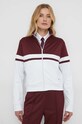 Mikina Tommy Hilfiger bez kapuce burgundské WW0WW41136