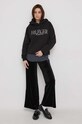 Tommy Hilfiger hanorac de bumbac WW0WW41042 negru SS24