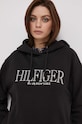 Хлопковая кофта Tommy Hilfiger чёрный WW0WW41042