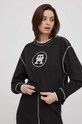 Bavlnená mikina Tommy Hilfiger WW0WW41045 čierna SS24