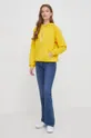 Polo Ralph Lauren felpa in cotone giallo