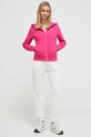 Guess bluza bawełniana ELEANORA V4RQ04.KC5O0 różowy SS24