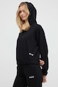 Bavlněná mikina Guess ELEANORA černá V4RQ09.KC5O0