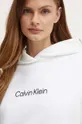 bijela Pamučna dukserica Calvin Klein