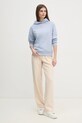 Бавовняна кофта Calvin Klein K20K205449 блакитний AA00