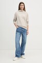 Calvin Klein bluza bawełniana K20K205449 beżowy AA00