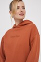 Calvin Klein hanorac de bumbac portocaliu K20K205449