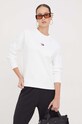 Bavlnená mikina Tommy Jeans biela DW0DW17325