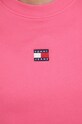 Tommy Jeans bluza bawełniana DW0DW17325 różowy