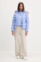 Βαμβακερή μπλούζα Tommy Jeans DW0DW17325 μωβ AW25