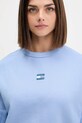 Βαμβακερή μπλούζα Tommy Jeans μωβ DW0DW17325