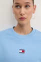 Tommy Jeans bluza bawełniana DW0DW17325 niebieski