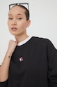 Bavlněná mikina Tommy Jeans černá DW0DW17325