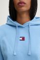 Tommy Jeans felpa in cotone DW0DW17326 blu