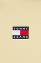 Bavlnená mikina Tommy Jeans DW0DW17326 žltá